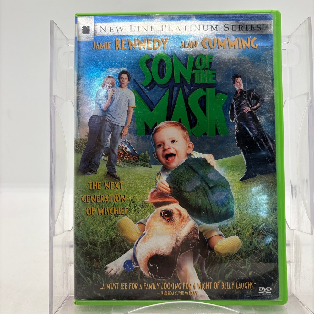 Son of the Mask DVD 2005 New Line Platinum Series Jamie Kennedy Alan Cumming